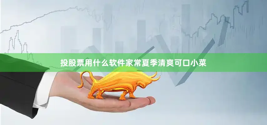 投股票用什么软件家常夏季清爽可口小菜